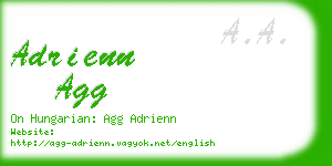 adrienn agg business card